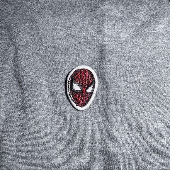 NEW Marvel Polo Shirt Adult Extra Small Gray Spiderman Disney Parks Embroidered - Picture 8 of 9